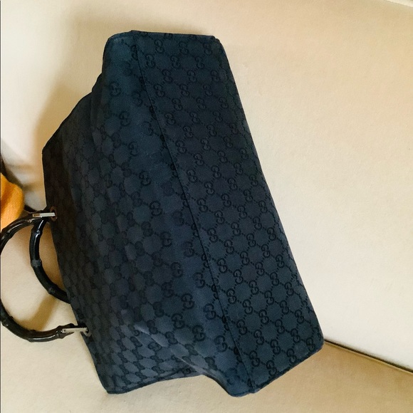 Authentic GUCCI BAMBOO canvas tote bag🎋🎋FREE SHIP❣️ - Picture 5 of 16